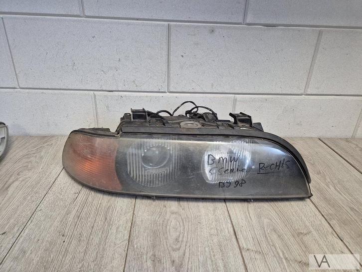 BMW 5 serie E39 1995 - 1999 xenon koplamp rechts met module, Auto-onderdelen, Verlichting, BMW, Gebruikt, Ophalen of Verzenden