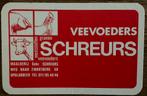 Speelkaart VEEVOEDERS SCHREURS/Opglabbeek, Verzamelen, Ophalen of Verzenden, Zo goed als nieuw, Speelkaart(en)