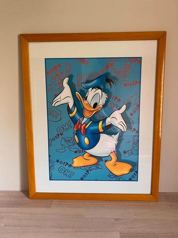 Kader met vintage poster Donald Duck Disney beschikbaar voor biedingen