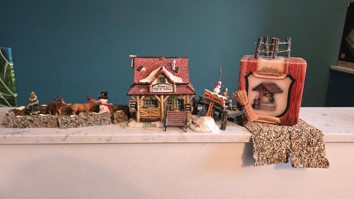 Kerst luville lemax decoratie Ron’s Fish ’N Tackle, Diversen, Kerst, Ophalen of Verzenden