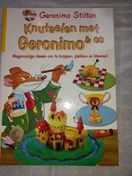 knutselen met Geronimo en co, Comme neuf, Non-fiction, Geronimo Stilton, Enlèvement ou Envoi