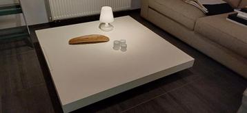 strakke lage salontafel, Huis en Inrichting, Tafels | Salontafels, Ophalen, Gebruikt, Vierkant, Minder dan 50 cm