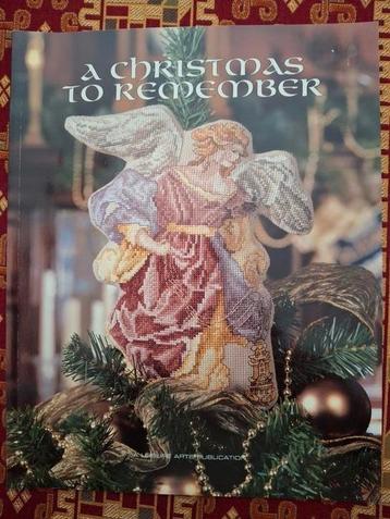 Kruissteek boek "a christmas to remember" in goede staat, Enlèvement ou Envoi