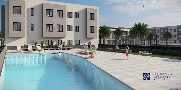 appartement 3ch a vendre en espagne, Immo, Buitenland, Spanje, Appartement, Dorp