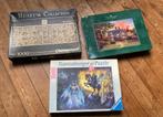 3 puzzels van 1000 stukjes, Hobby en Vrije tijd, Ophalen, Gebruikt