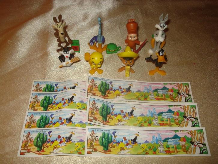 KINDER Looney Tunes Ancienne Série Complète 1997 + BPZ, Collections, Œufs à surprise, Comme neuf, Figurines, Enlèvement ou Envoi