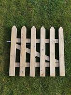 klein tuinpoortje w/ hekje hout, Ophalen, Minder dan 100 cm, Zo goed als nieuw, Draaipoort