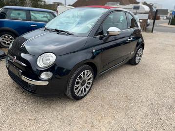 Fiat 500 lounge cabrio vele opties en garantie beschikbaar voor biedingen