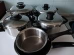 Kookpotten, Ophalen of Verzenden, Gebruikt, Inox, Pannenset