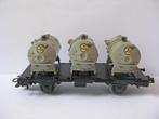 MARKLIN 4615 Platte wagen met 3 VTG containers, Ophalen of Verzenden, Gebruikt