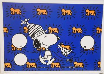 Keith Haring - Death NYC - Snoopy - Pop art - A/P - Lim.Ed., Enlèvement ou Envoi