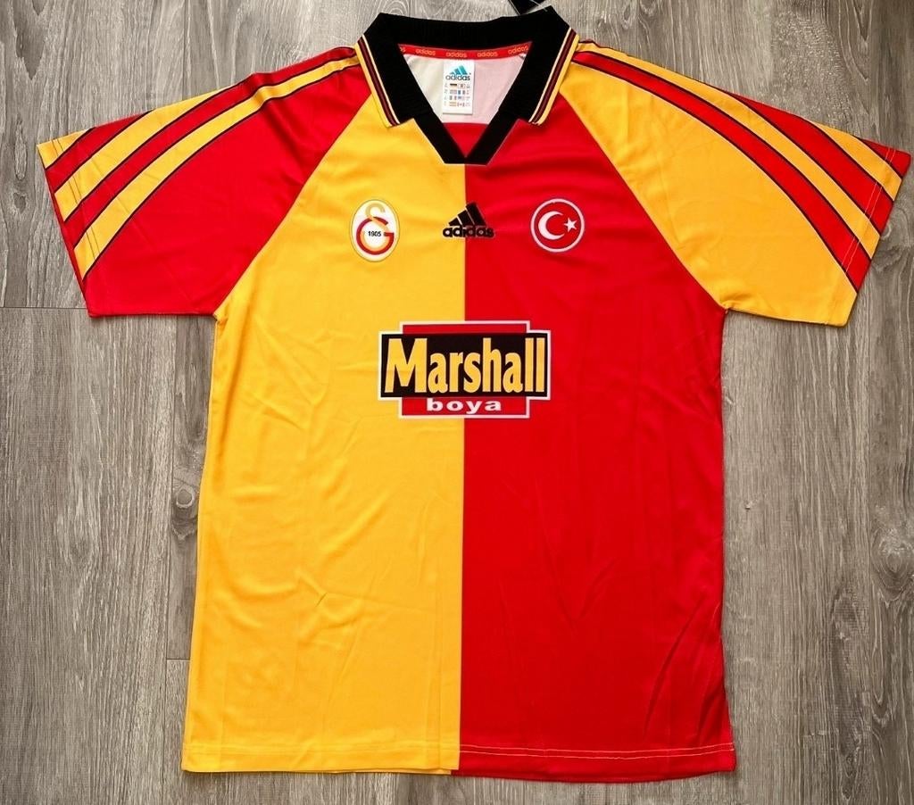 Galatasaray Voetbal Thuisshirt Orgineel 1998, Verzenden, Zo goed als nieuw