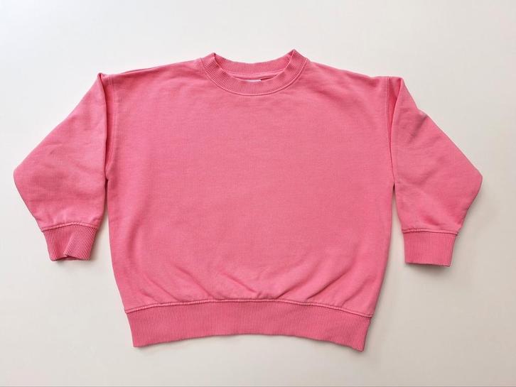 Fluoroze sweater van Zara - maat 6 tot 7 jaar, Kinderen en Baby's, Kinderkleding | Maat 116, Gebruikt, Meisje, Trui of Vest, Ophalen of Verzenden