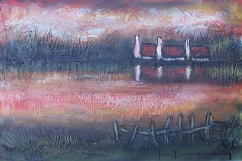 Stefaan Tessely (1933): Landschap (141 x 101 cm), Antiek en Kunst, Kunst | Schilderijen | Klassiek, Ophalen