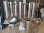 Dubbel wandige inox schouw diameter  200, Ophalen, Gebruikt, Houthaard