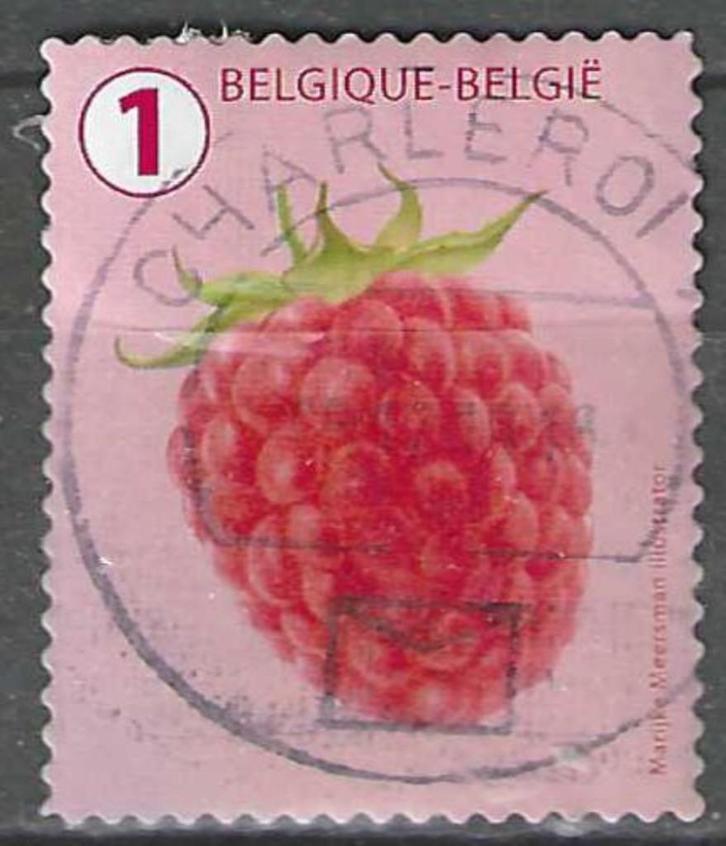 Belgie 2018 - Yvert 4792 /OBP 4807a - Fruit - Framboos (ST), Postzegels en Munten, Postzegels | Europa | België, Gestempeld, Gestempeld