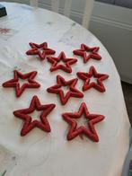 Lot kerstmis decoratie rode sterretjes, Diversen, Ophalen of Verzenden, Zo goed als nieuw