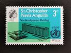 Saint Christophe-Nevis-Anguilla 1966 - OMS Genève **, Amérique centrale, Enlèvement ou Envoi, Non oblitéré