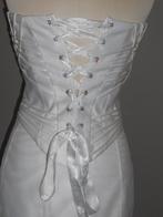 Trouwjurk Nicky Vankets - maat 36/38, Ophalen, Trouwjurk, Wit, Zo goed als nieuw