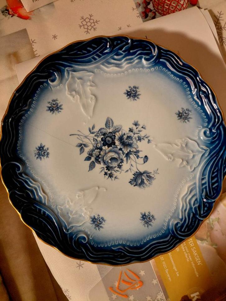 Porseleinen presentatieschotel Tharaud Limoge, Antiek en Kunst, Antiek | Porselein, Ophalen of Verzenden