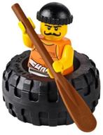 LEGO Minifigures cty0612 Jail Prisoner 92116 met band en roe, Ophalen of Verzenden, Zo goed als nieuw, Complete set, Lego