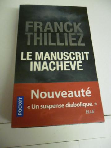 1 Livre Frank Thilliez : Le manuscrit inachevé