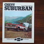 CHEVY  SUBURBAN  1973, Boeken, Auto's | Folders en Tijdschriften, Ophalen of Verzenden, Nieuw, Chevrolet