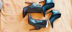 Lot 2 bottines cuir noir/marron taille35 neuf avec etiquette, Zwart