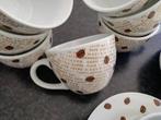 8 unieke Koffiekopjes + onderschoteltje /Siaki porselein, Ophalen, Porselein