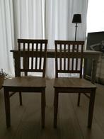 2 houten stoelen landelijk, Huis en Inrichting, Ophalen, Gebruikt, Twee, Overige kleuren