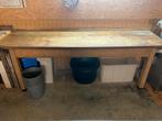 Houten werktafel, Ophalen, Gebruikt, 150 tot 200 cm, Minder dan 100 cm