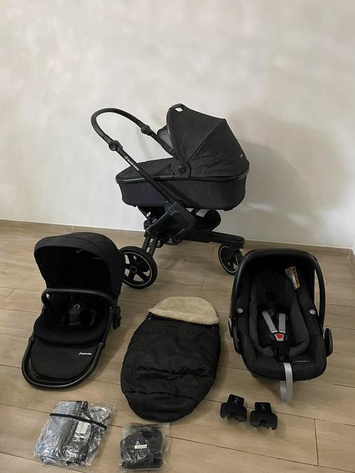 Maxi-Cosi Nova 3 Wheel Pushchair –Black 3-in-1 Set, Kinderen en Baby's, Buggy's, Zo goed als nieuw, Maxi-Cosi, Ophalen of Verzenden