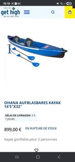 Nieuwe Ohana 2-persoonskajak nieuwe prijs 899€, Watersport en Boten, Kajaks, Ophalen, Zo goed als nieuw