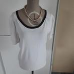 MAYERLINE  trendy top met zwarte boord mt M zie afmetingen, Ophalen of Verzenden, Zo goed als nieuw