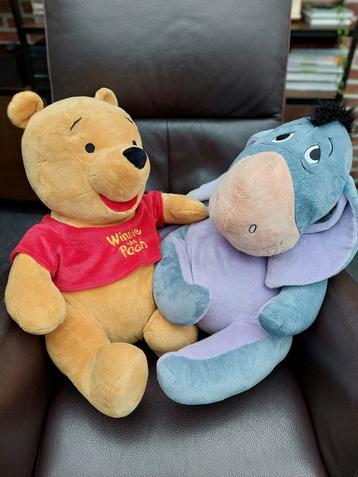 Mooie en zachte knuffels Winnie the pooh en Iejoor 50cm