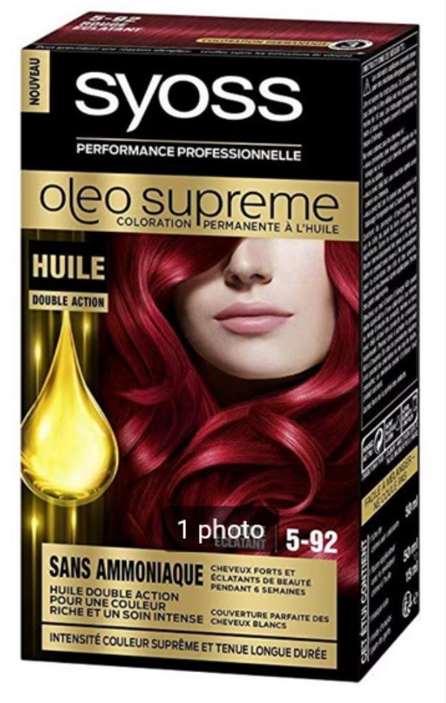 Syoss Oleo intense 5-92 Helderrood NIEUW!, Handtassen en Accessoires, Uiterlijk | Haarverzorging, Nieuw, Haarverzorger of -hersteller