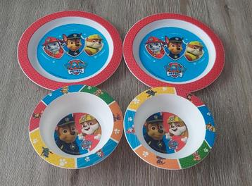 Eetset Paw Patrol Eetbord en kom