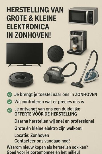 Herstelling van Grote & Kleine Elektronica beschikbaar voor biedingen