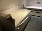 Bed + bedlade en 2 matrassen, Ophalen, Gebruikt, 90 cm, Eenpersoons