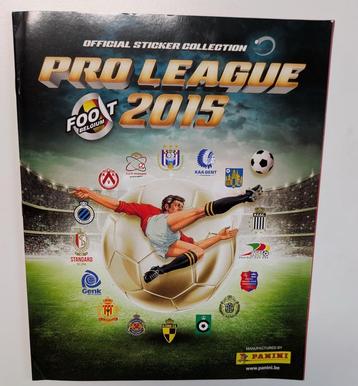 PANINI VOETBAL  STICKER  ALBUM FOOTBALL 2015 PRO LEAGUE VOLL beschikbaar voor biedingen