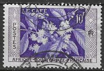 Frans-Equatoriaal-Afrika 1956 - Yvert 236 - Koffie (ST) beschikbaar voor biedingen