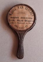 ZEER OUD REKLAME ZAK OF TAS SPIEGELTJE BRUXELLES BRUSSEL, Enlèvement ou Envoi