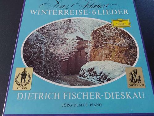 SCHUBERT / FISCHER - DIESKAU - Winterreise 6 Lieder BOX 2LP, Cd's en Dvd's, Vinyl | Klassiek, Gebruikt, Romantiek, Kamermuziek