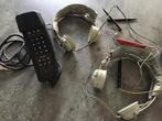 Téléphone et casque d écoute vintage, Telecommunicatie, Vaste telefoons | Niet Draadloos, Ophalen of Verzenden, Gebruikt
