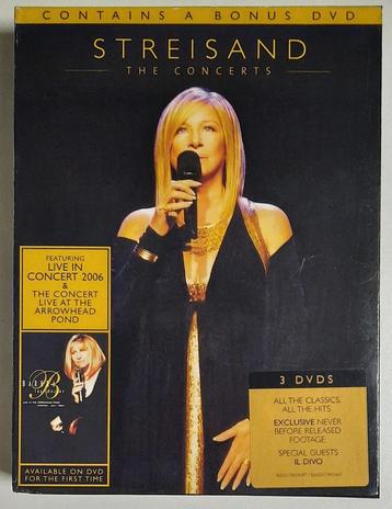 Barbra Streisand the Concert Collection 3 Dvd Box