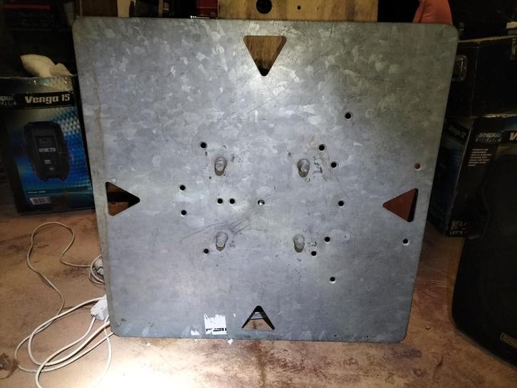 Embases acier 100100 cm structure, Musique & Instruments, Lumières & Lasers, Comme neuf, Lumières, Enlèvement