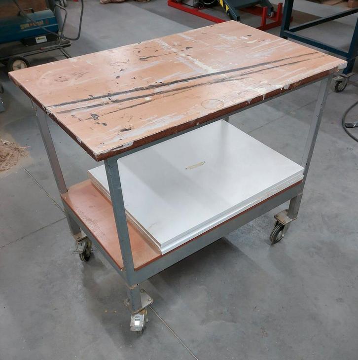 Werkbanken, Doe-het-zelf en Bouw, Transportwagens, Gebruikt, Ophalen