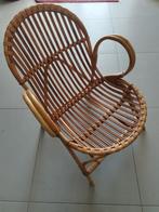 Rotan stoel, Huis en Inrichting, Stoelen, Ophalen, Bruin, Zo goed als nieuw, Eén