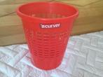 Rode plastieken prullenmand.      CURVER, Ophalen of Verzenden, Gebruikt