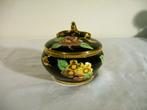 Veelkleurig bonbonschaaltje met deksel, Antiek en Kunst, Ophalen of Verzenden
